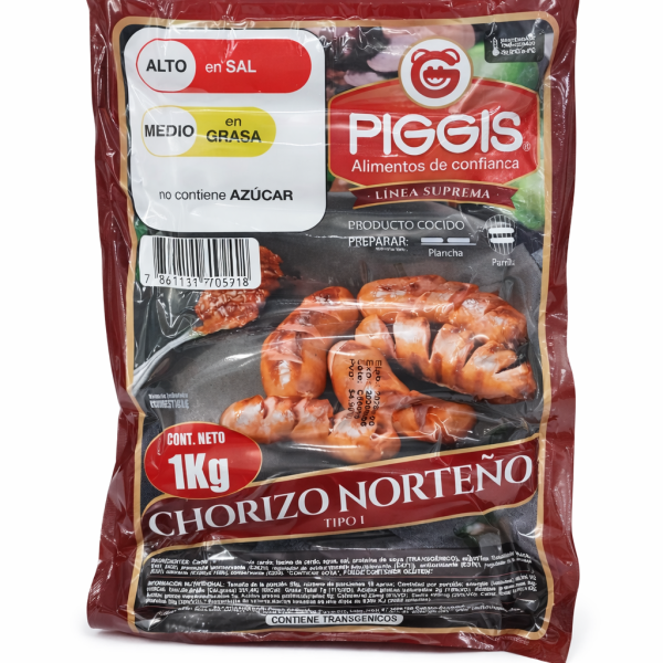 CHORIZO NORTEÑO 1 KG X15UN