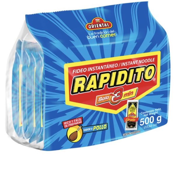 RAPIDITO POLLO 500G / PAQX5UN / CAJAX24PAQ